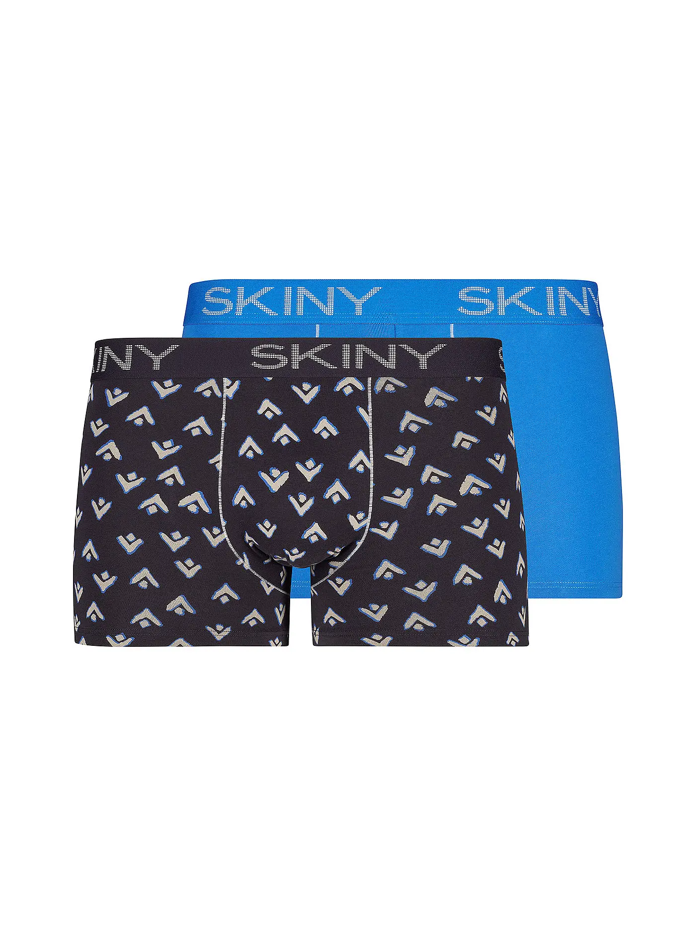 SKINY | Pants 2er Pkg. ivory spots selection | blau